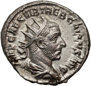 Empire romain, Trebonian Gallus 251-253, antoninien, Rome