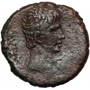 Impero romano, Province, Ottaviano Augusto 27 a.C.-14 d.C., bronzo, Antiochia
