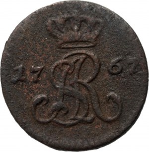 Stanislaw August Poniatowski, half-penny 1767 G, Cracow, (2 pieces)