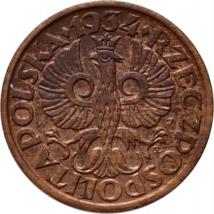 II RP, 1 grosz 1934, Varsovie