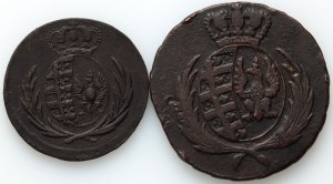 Ducato di Varsavia, Federico Augusto I, serie di penny 1811 IS, 3 penny 1813 IB, Varsavia
