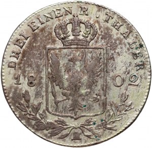 Nemecko, Prusko, Friedrich Wilhelm III, 1/3 thaler 1802 A, Berlín