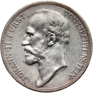Liechtenstein, Jan II, 2 franki 1924