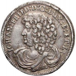 Allemagne, Brunswick-Calenberg-Hannover, Johann Friedrich, 2/3 thaler 1678, Hannover