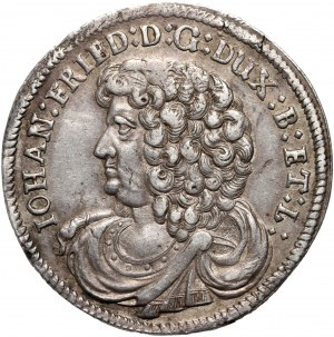 Německo, Brunswick-Calenberg-Hannover, Johann Friedrich, 2/3 tolaru 1678, Hannover