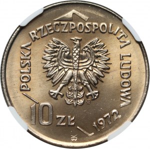 Volksrepublik Polen, 10 Zloty 1972, Hafen von Gdynia