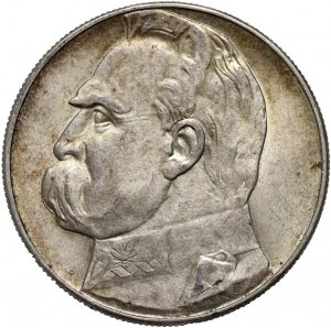 Second Polish Republic, 10 zlotys 1936, Warsaw, Józef Piłsudski