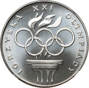 Poľská ľudová republika, 200 zlatých 1976, Hry XXI. olympiády, PROOF
