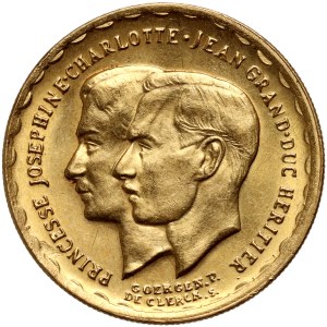 Luxembourg, poids de la médaille 20 francs 1953