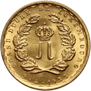 Lussemburgo, peso della medaglia 20 franchi 1953