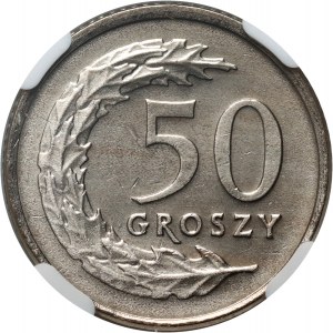 III RP, 50 groszy 1990, Warszawa