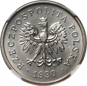 III RP, 1 zloty 1990, Varsavia