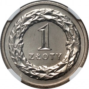 III RP, 1 zlotý 1991, Varšava