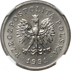 III RP, 1 zlotý 1991, Varšava