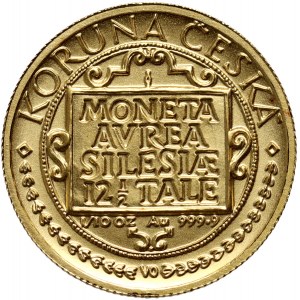 Czechy, 1000 koron 1996, złoto