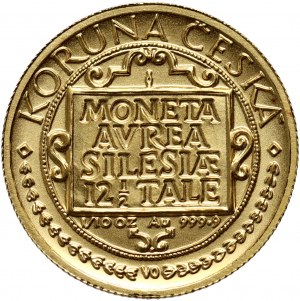 Czechy, 1000 koron 1996, złoto