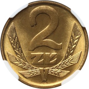 PRL, 2 zlotys 1978, sans marque de fabrique