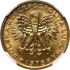 PRL, 2 zl. 1978, bez mincovej značky