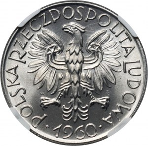 PRL, 5 zlotých 1960, Rybak