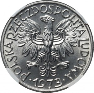 PRL, 5 zloty 1973, Fisherman