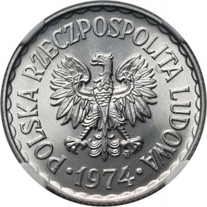 PRL, 1 zlotý 1974