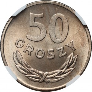 Poľská ľudová republika, 50 groszy 1949, meď a nikel