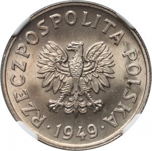 Repubblica Popolare di Polonia, 50 groszy 1949, rame-nichel