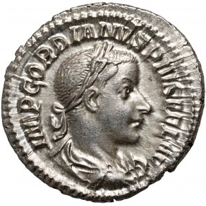 Impero romano, Gordiano III 238-244, denario, Roma