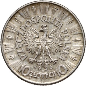 II RP, 10 Zloty 1936, Warschau, Józef Piłsudski