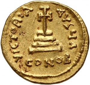 Bisanzio, Eraclio, Eraclio Costantino 610-641, solidus, Costantinopoli