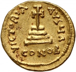Byzancia, Heraklius, Heraklius Konštantín 610-641, solidus, Konštantínopol