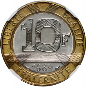 Francúzsko, 10 frankov 1989, Montesquieu