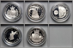 San Marino, 1000 lira-a set of 5 pieces