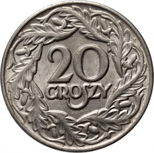 II RP, 20 groszy 1923, Warschau