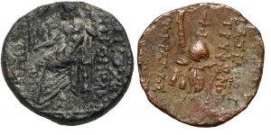 Römische Republik, Seleukiden, 2 Bronzen, 2. bis 1. Jahrhundert v. Chr.
