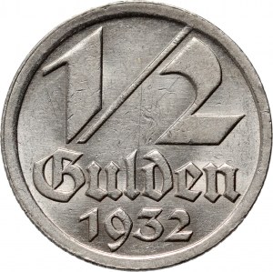 Freie Stadt Danzig, 1/2 Gulden 1932, Berlin