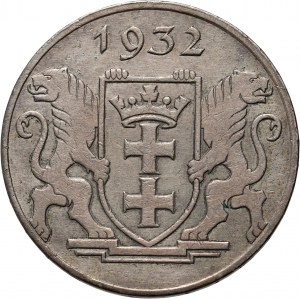 Freie Stadt Danzig, 2 guldenů 1932, Berlín, Koga