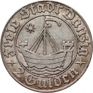 Freie Stadt Danzig, 2 Gulden 1932, Berlin, Koga