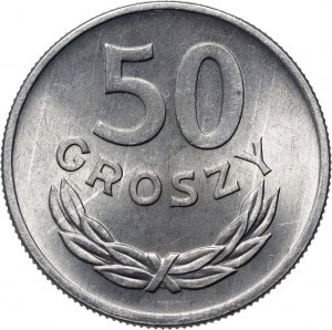 PRL, 50 pennies 1949, aluminum