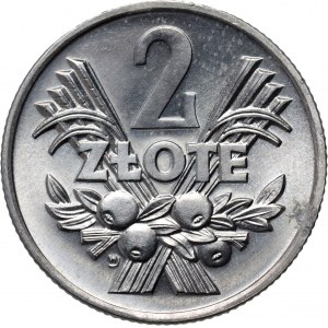 PRL, 2 złote 1970, Jagody