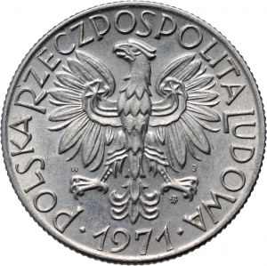 PRL, 5 złotych 1971, Rybak