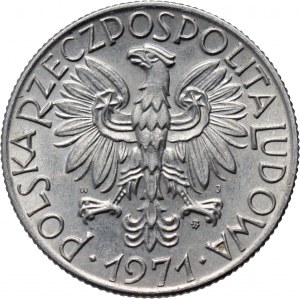 Repubblica Popolare di Polonia, 5 zloty 1971, Pescatore