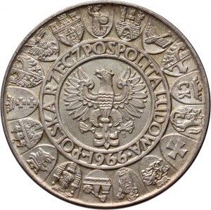 Volksrepublik Polen, 100 Zloty 1966, Mieszko und Dąbrówka