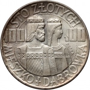 PRL, 100 zloty 1966, Mieszko et Dąbrówka, PRÓBA