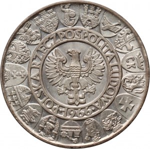 PRL, 100 zloty 1966, Mieszko et Dąbrówka, PRÓBA
