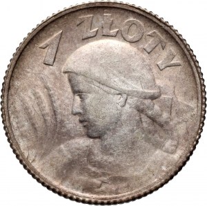 II RP, 1 zloty 1924, Parigi, Harvester