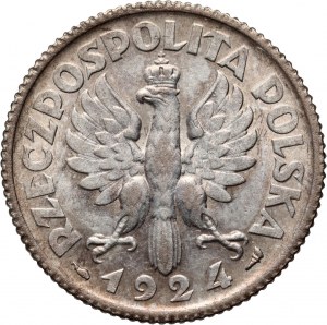 II RP, 1 zloty 1924, Paris, Moissonneur