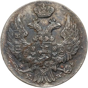 Russische Teilung, Nikolaus I., 10 groszy 1839 MW, Warschau