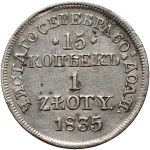 Russian partition, Nicholas I, 15 kopecks = 1 zloty 1835 MW, Warsaw