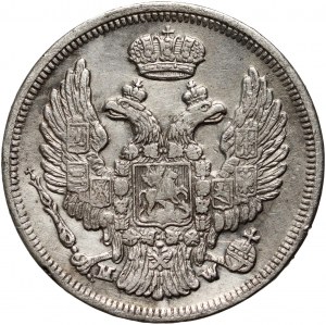 Russische Teilung, Nikolaus I., 15 Kopeken = 1 Zloty 1835 MW, Warschau - geschlossene Ziffern 5 im Nennwert und Datum